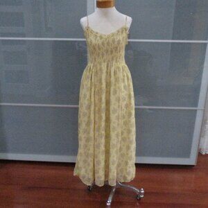 Patrons of Peace Spaghetti Strap Midi Dress